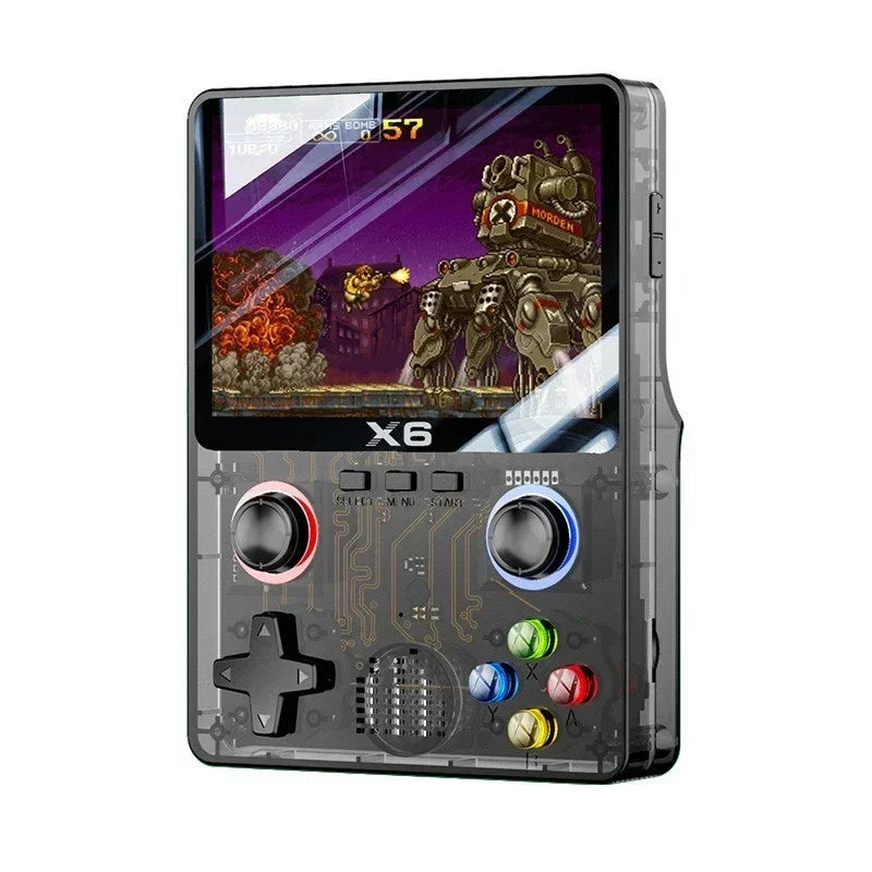 Retro Handheld Game Console 3.5Inch IPS Screen Dual 3D Joystick 11 Simulators GBA Video Game Players 10000+ Games for Kids Gifts