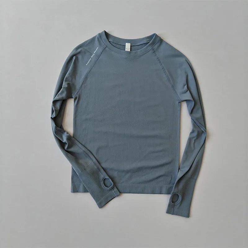 Women's Outdoor Sports Shirt Yoga Wear Fitness T-Shirt Running Workout Tops T-shirt Female Sportswear Exercise Gym Clothing