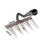 Weeding Hoe Rake 4/7/9/12 Teeth Farm Tool Weeding Scarifier Artifact Agricultural Nail Harrow Carbon Steel Garden Weeding Tools