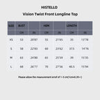 Vision Twist Front Longline Top Women Gym Tank Yoga Tops Quick Dry Thin Strap High Elastic Running Vest Push-up Fitness Vest