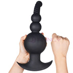 3-10cm Huge Anal Plug with Tail Sex Toys for Adult Games Couples DIY Cosplay Big Butt Plug Silicone Soft Long Anal Beads Women