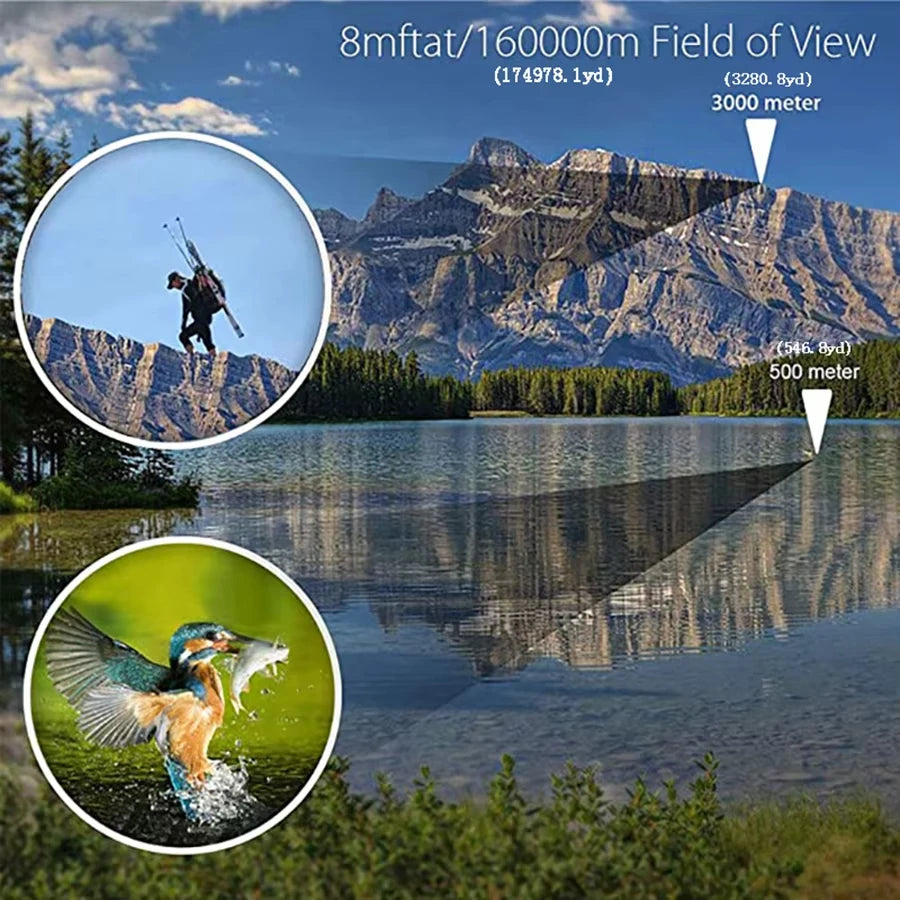 Professional Binoculars HD Portable Eyepieces 90X90 Long Distance Binoculars for Hunting Outdoor Camping Trips Premium Optics Secondary image