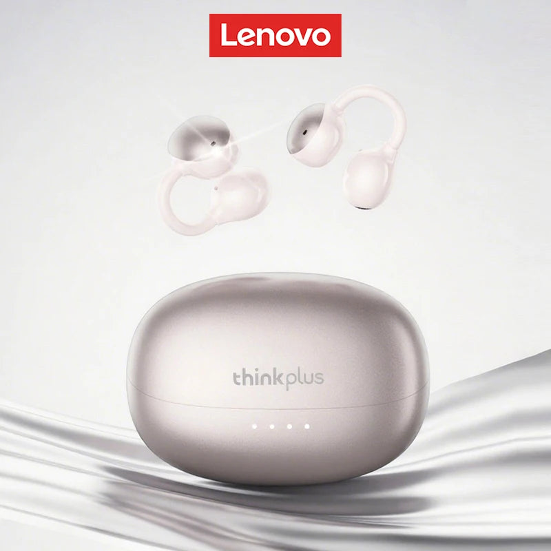 Lenovo LK6 Over Ear Wireless Bluetooth 5.4 Headphones Sound Quality Noise Reduction Ear Clip Earphones Long Endurance Earsets