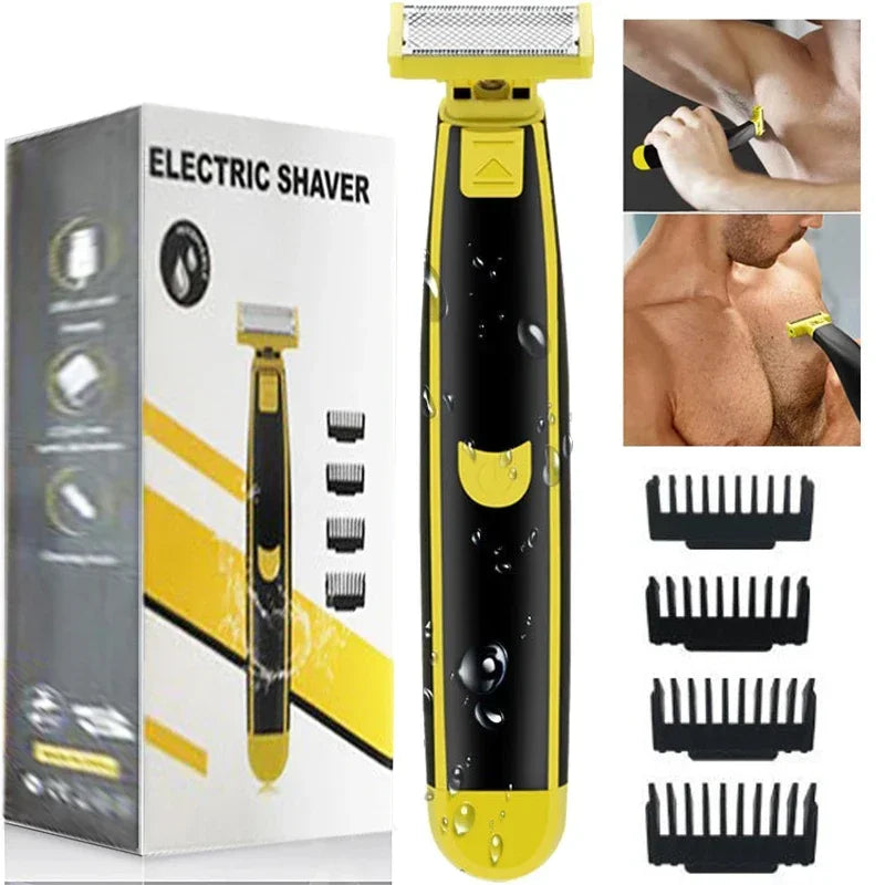 Intimate Haircut Mens Shaver Razor Sensitive Areas Shaving Machine Men Hair Removal Epilator Trimmer for Bikini Body Ürün ana görseli