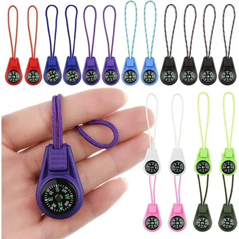Mini Tactical Compass Keychain Outdoor Survival Tool for Camping Hiking Adventure - Pocket Navigator for Hunting & Climbing Ürün ana görseli