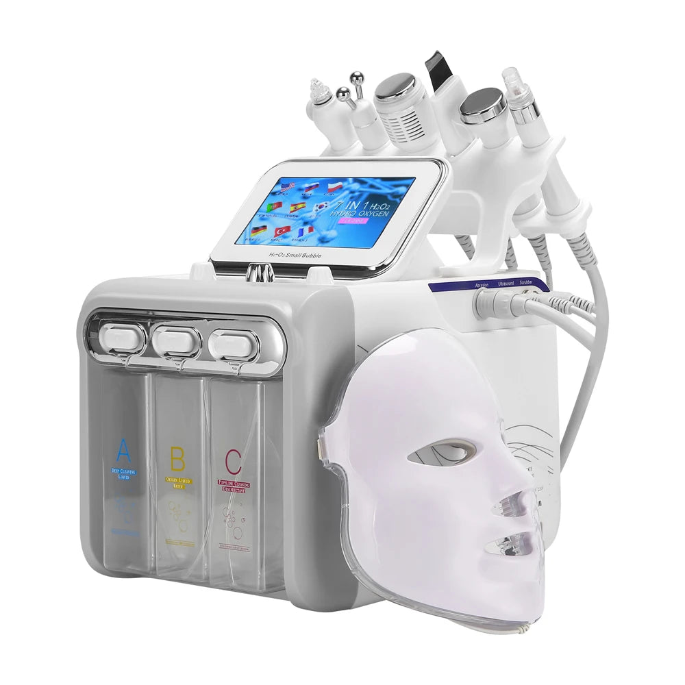 New 7In 1 Water Dermabrasion Machine Deep Cleansing Machine Water Jet Hydro Diamond Facial Clean Dead Skin Removal For Salon Use Ürün ana görseli