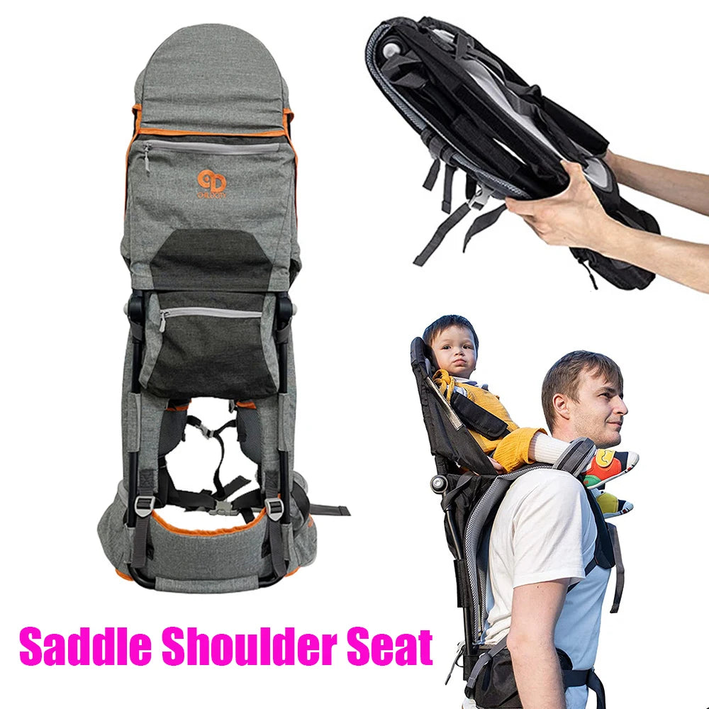 1 Pcs Child Carrier Saddle Shoulder Straps Children Travel Bag with Shoulder Straps Dad Hiking Single Shoulder Baby Carrier Ürün ana görseli