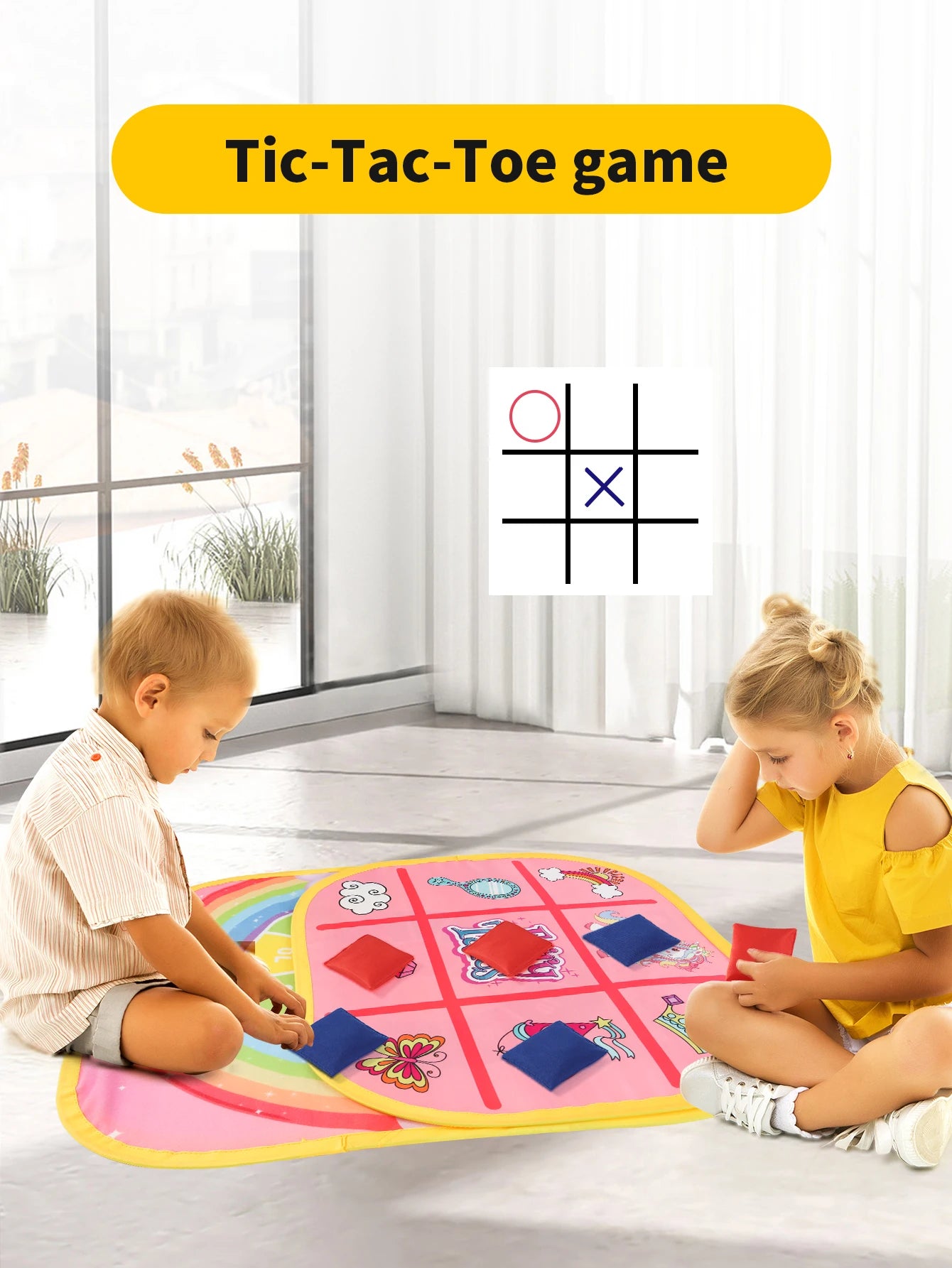 3-in-1 Kids Bean Bag Toss Game Set - Parent-Child Interactive Toy for School Sports, Birthday & Easter Party Favors Secondary image