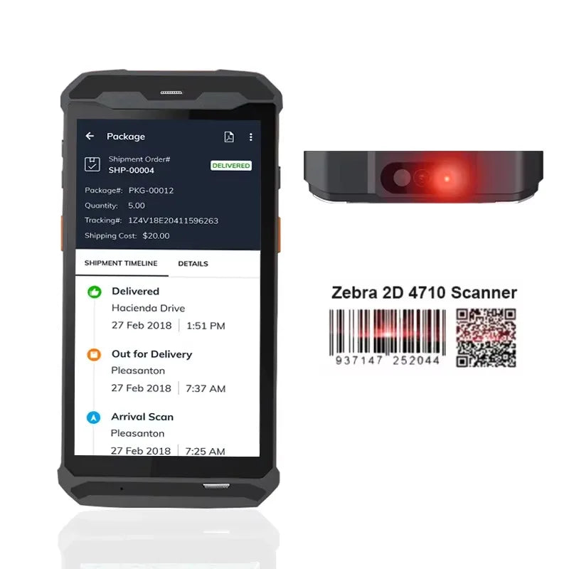 Handheld 125khz-134.2khz RFID Animal Ear Tag Reader Android PDAs Scanner for Cattle/goat Dairy Farm Livestock Data Management Ürün ana görseli