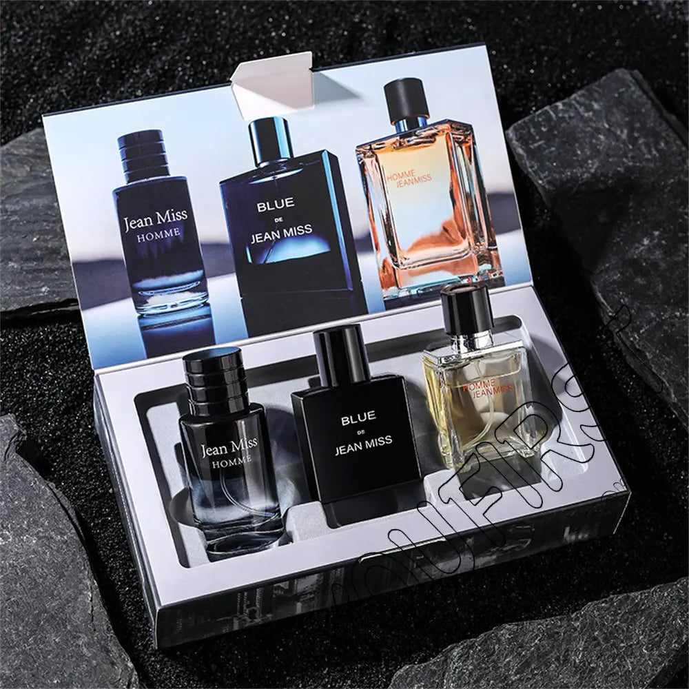 High Quality Men Perfume Hombre 90ml Gift Box 3pcs Set Colognes Scent Fascination Man Perfumes Masculinos Lasting Parfum Heren Ürün ana görseli