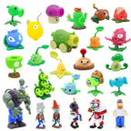 PLANTS VS ZOMBIES Crazy Dave Game Action Figure Roadblock Iron Bucket Grim Reaper Zombie Model Doll Kids Toys Children's Gifts