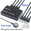 MZX 4x4 USB 3.0 Switch Selector KVM Switcher Hub 3 0 Cable PC Laptop Computer Share USB Devices Keyboard Mice Printer KVM Switch