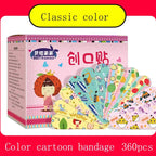 60/120/240/360/480pcs Cartoon Pattern Waterproof Hemostasis Band Aid Stickers for Kids Adhesive Bandage Wound Plaster First Aid