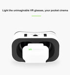 VR Glasses 3D Virtual Reality Headset Devices Helmet Lenses Goggles Smart For Smartphones Phone Cell Mobile Game Viar Viewer Set