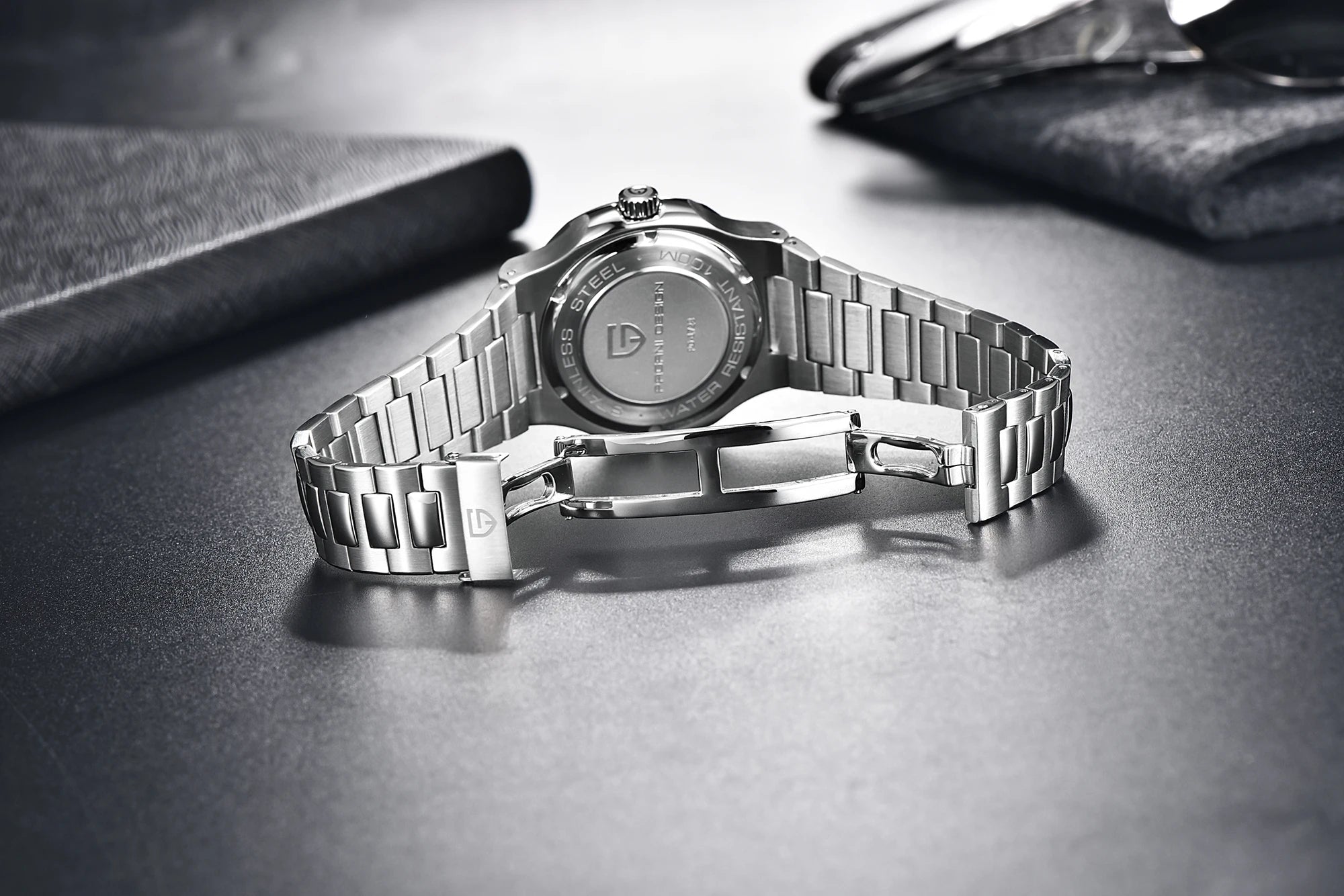 PAGANI DESIGN New Sporty Elegance Mechanical Watch Sapphire Seagull ST16 Movt Man watch Stainless Steel Luminous Men's Watches