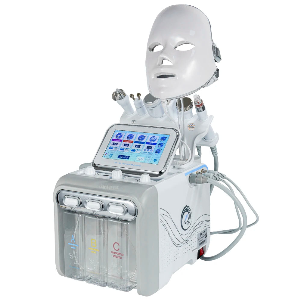 7 in 1 Dermabrasion Peel Spa Facial Machine Skin Rejuvenation Hydro Dermabrasion Hydro Aqua Face Deep Cleaning Skin Care Device