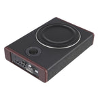 8 Inch Ultra Slim Car Subwoofer Under Seat 12V 600W Car Active Subwoofer Compact Car Bass Audio Car Stereo Amplifier Speaker