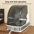 220V 22L Double-layer Compact Portable Sterilizer Machine for Home Kitchen Utensils Baby Bottles UV Sterilization and Drying
