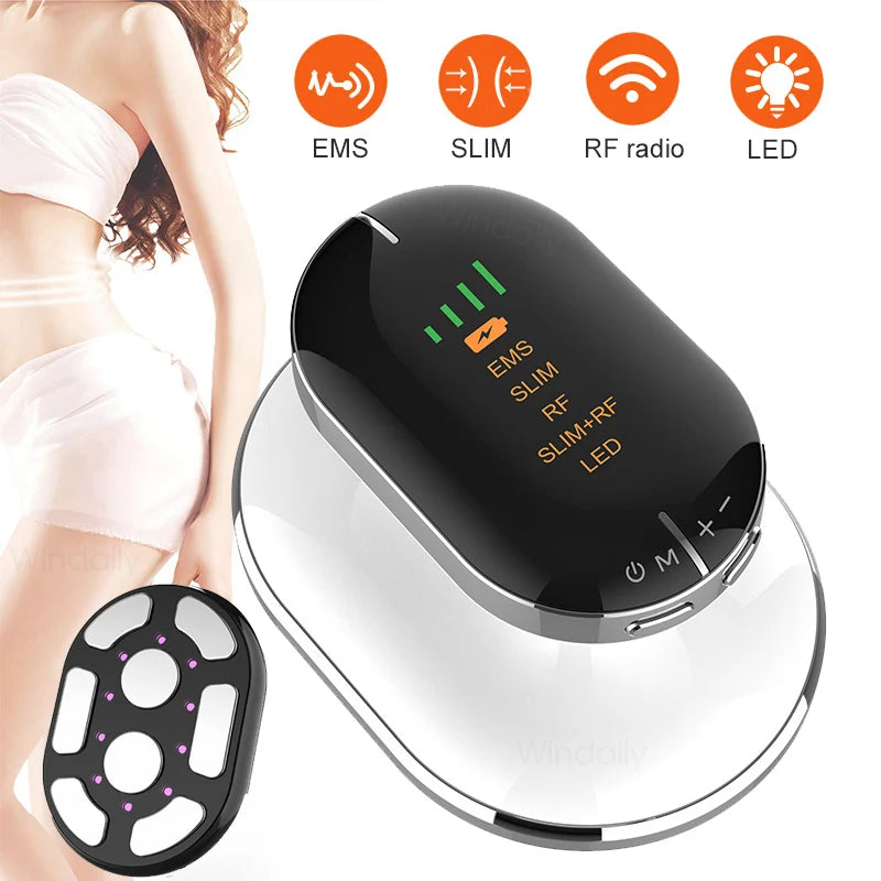 EMS & RF Radio Frequency Body Slimming Machine Fat Burner Slim Shaping Device LED Light Therapy Lose Weight Cellulite Massager Main image