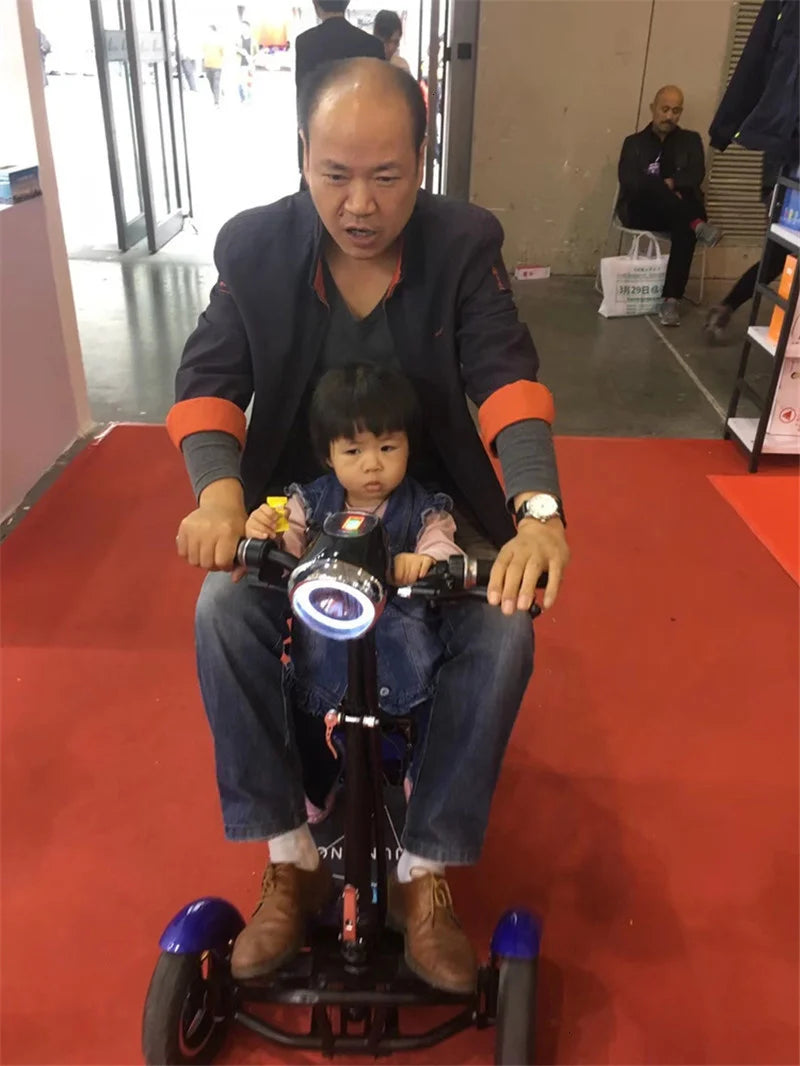 Four Wheel Electric Skateboard Portable Electric Scooters 10 Inch 36V Foldable Electric Scooter For Disabled Elderly