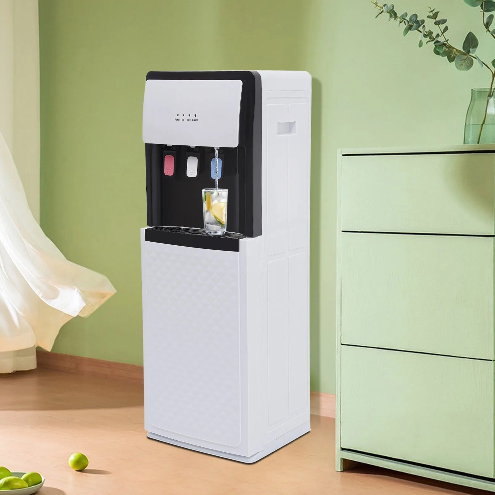 Modern White Bottom Loading Water Dispenser Hot/Cold Water Cooler Dispenser with Anti-Scalding Design for Offices Homes Gyms Ürün ana görseli