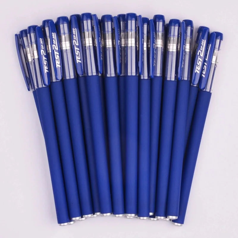 Gel Pens Set 0.5mm Black Blue Red Refill Gel Pen Bullet Tip School & Office Supplies Stationery Kawaii Accessories Stationery