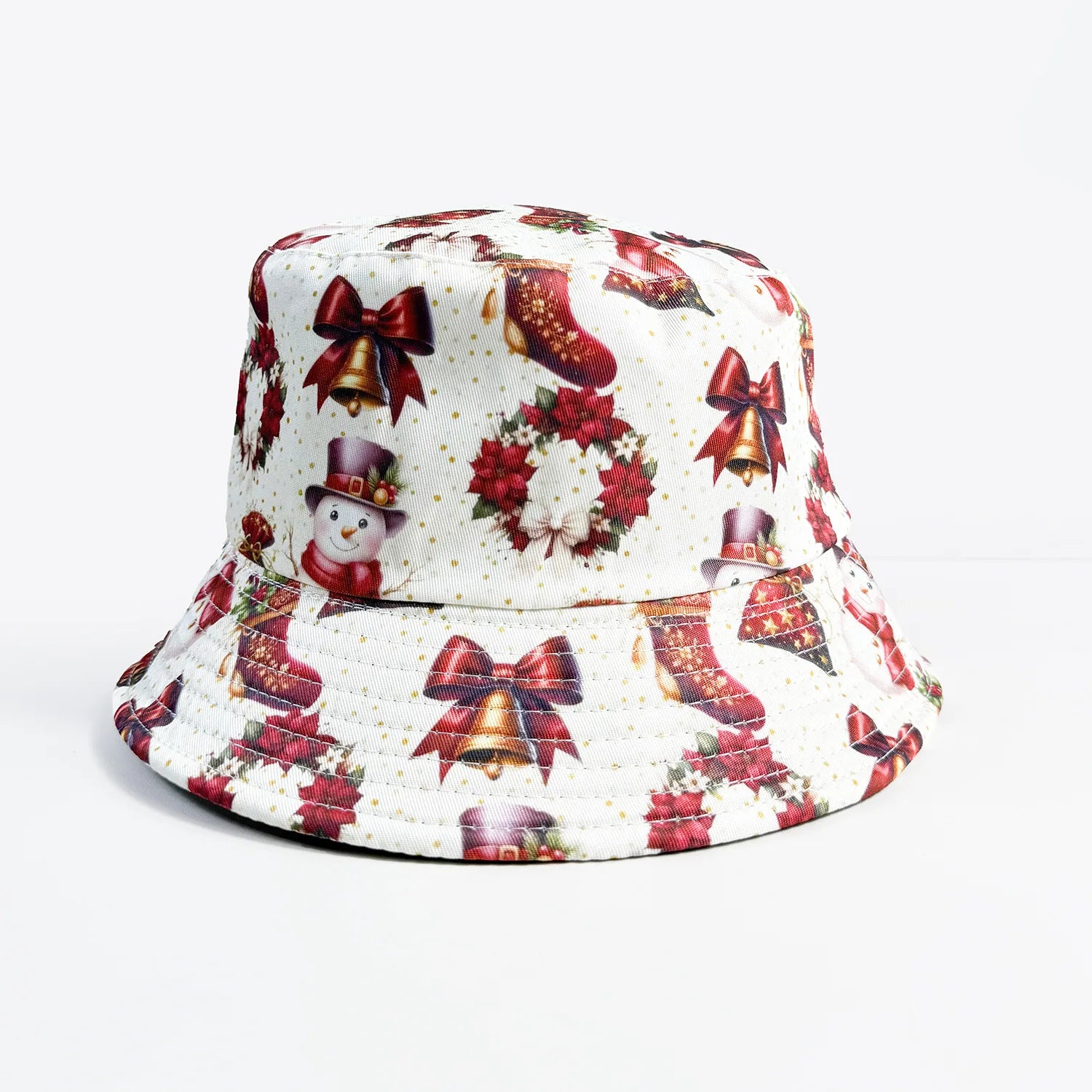 Classic Popular Funny Novelty Christmas Santa Claus gift fisherman hat Outdoor Leisure Sunscreen Sun Hat Men Women bucket hats Ürün ana görseli