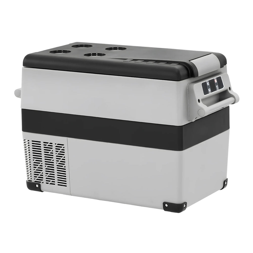 Podofo Car Mini Refrigerator Mini Fridge 45L Freezer Portable Compressor Cooler 12/24V DC 110-240V Ice Box for Camping