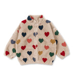 2026 KS Brand Winter Baby Girls Boys Lambswool Cherry Jackets Kids Clothes Boys Sequin Cartoon Outerwear Children's Coats 1-9Yrs