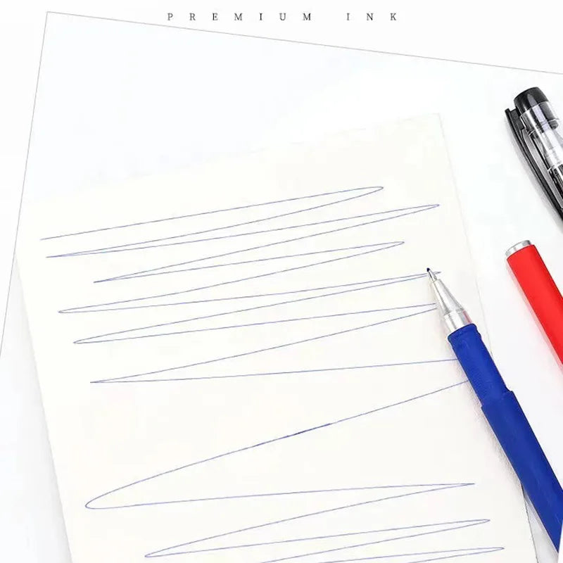 Gel Pens Set 0.5mm Black Blue Red Refill Gel Pen Bullet Tip School & Office Supplies Stationery Kawaii Accessories Stationery