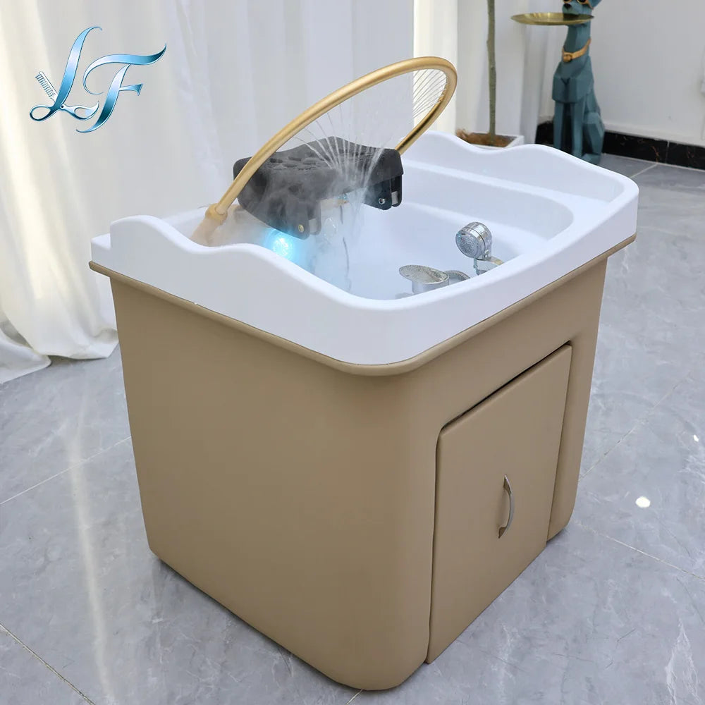 Hair Wash Water Tank Portable Shampoo Bed Acrylic Bowl Sink Hair Care and Styling Appliances for Beauty Salon