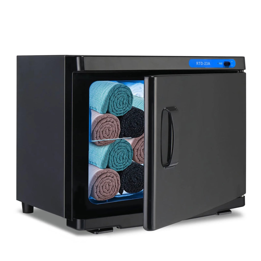 5L UV Sterilizer Hot Towel Cabinet Hot Bath Towel Warmer with Aluminum Chamber Fast Heating for Facial Spa Hair Beauty Salon