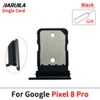 SIM Card Tray Holder For Google Pixel 8 8A 8 Pro Sim Single Card Tray Holder Adapter Chip Drawer Socket Accessories Parts