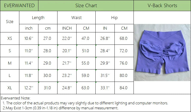 Back Scrunch Shorts Women Seamless V-Back Waist Line Scrunch Booty Shorts Fitness Workout Running Yoga Gym Shorts