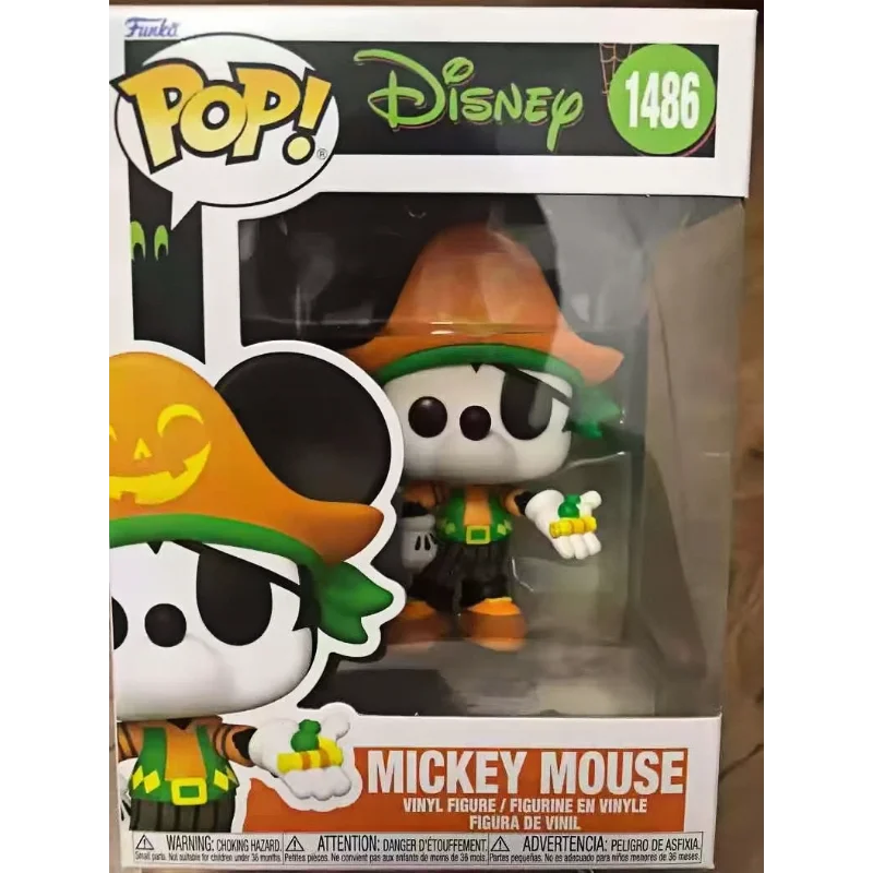 Funko Pop Original Disney Mickey Mouse Halloween Limited Edition Vinyl Anime Figure Figurine Doll Model Toy Gift