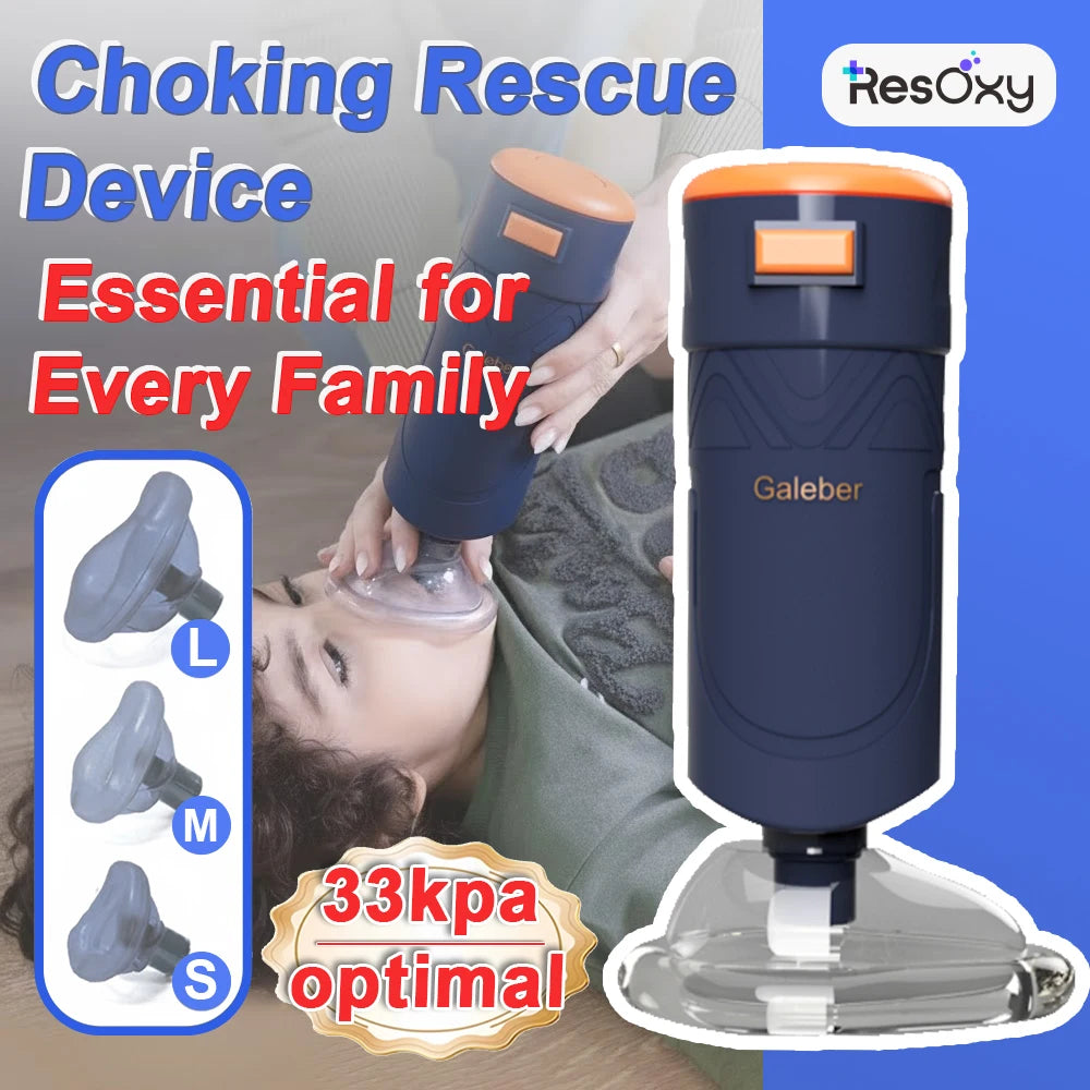 Resoxy Anti Choking Device Heimlich Suction Rescue Device for Kids & Adults Portable Airway Clearance Tool Emergency First Aid Ürün ana görseli