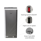 AIKE 7-10s Bathroom Vertical Hand Dryer Automatic High Speed Hand Dryer with UV Germicidal Lamp HEPA Filter and Brushless Motor