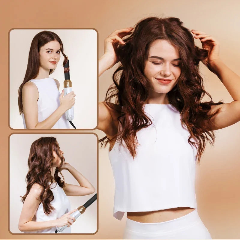 5 in 1 Hair Dryer Brush Hot Comb Set Professional Curling Iron Hair Straightener Styling Tool For Professional Hair Dryer