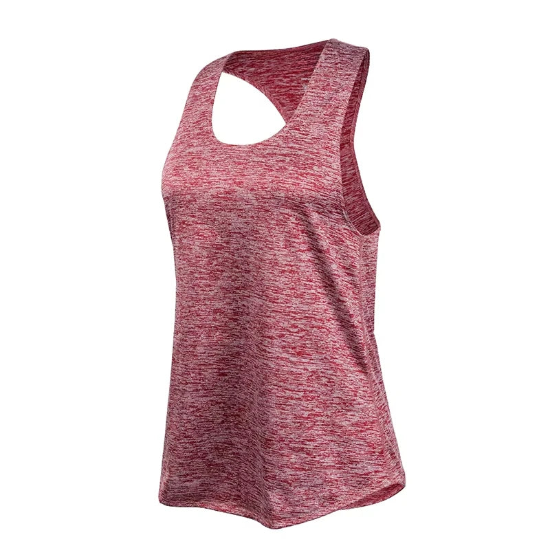 WANAYOU Sleeveless Yoga Shirts Women Quick Dry Running Sports Tank Top Sleeveless Fitness Gym Workout Top Yoga Vest Secondary image