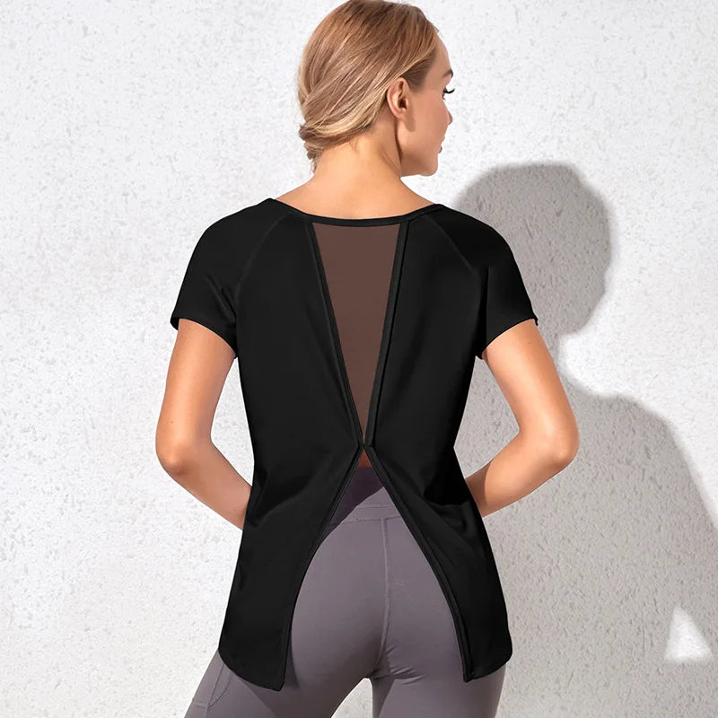 Solid Color Women Fitness Yoga Shirts Sleeveless Yoga Tank Tops Sexy Workout Quick Dry Sports Vest Ladies Running T Shirt Main image