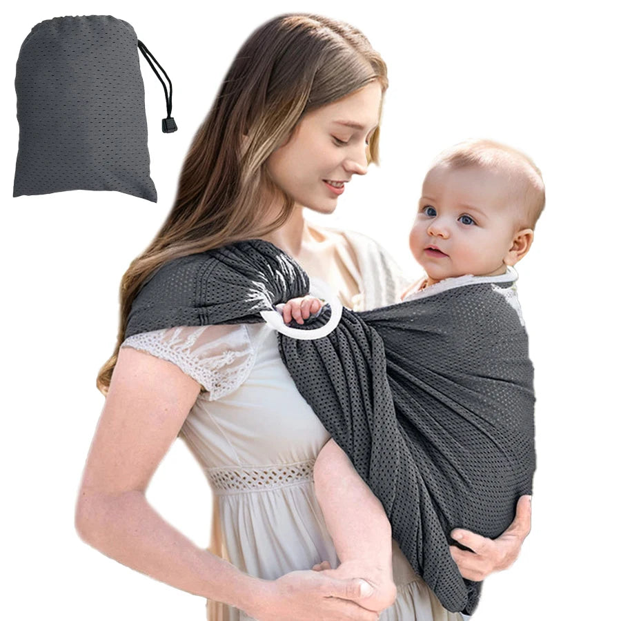 Ergonomic Sears Double-Ring Baby Carrier Adjustable Front-Facing Mesh Breathable Child Outing Backpacker Infant Carrier Straps Ürün ana görseli