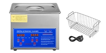VEVOR Ultrasonic Cleaner Ultrasound Cleaner Portable Ultrasound cleaning Machine Multifunction 1.3L-30L Diswasher Home Appliance