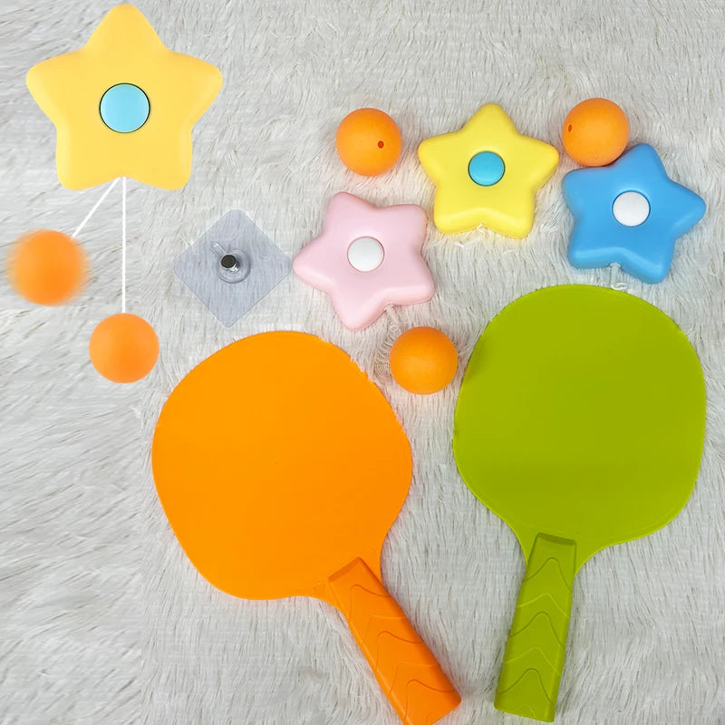 children's parent-child toys hanging table tennis trainer children's indoor practice sensory suspended birthday gifts,
