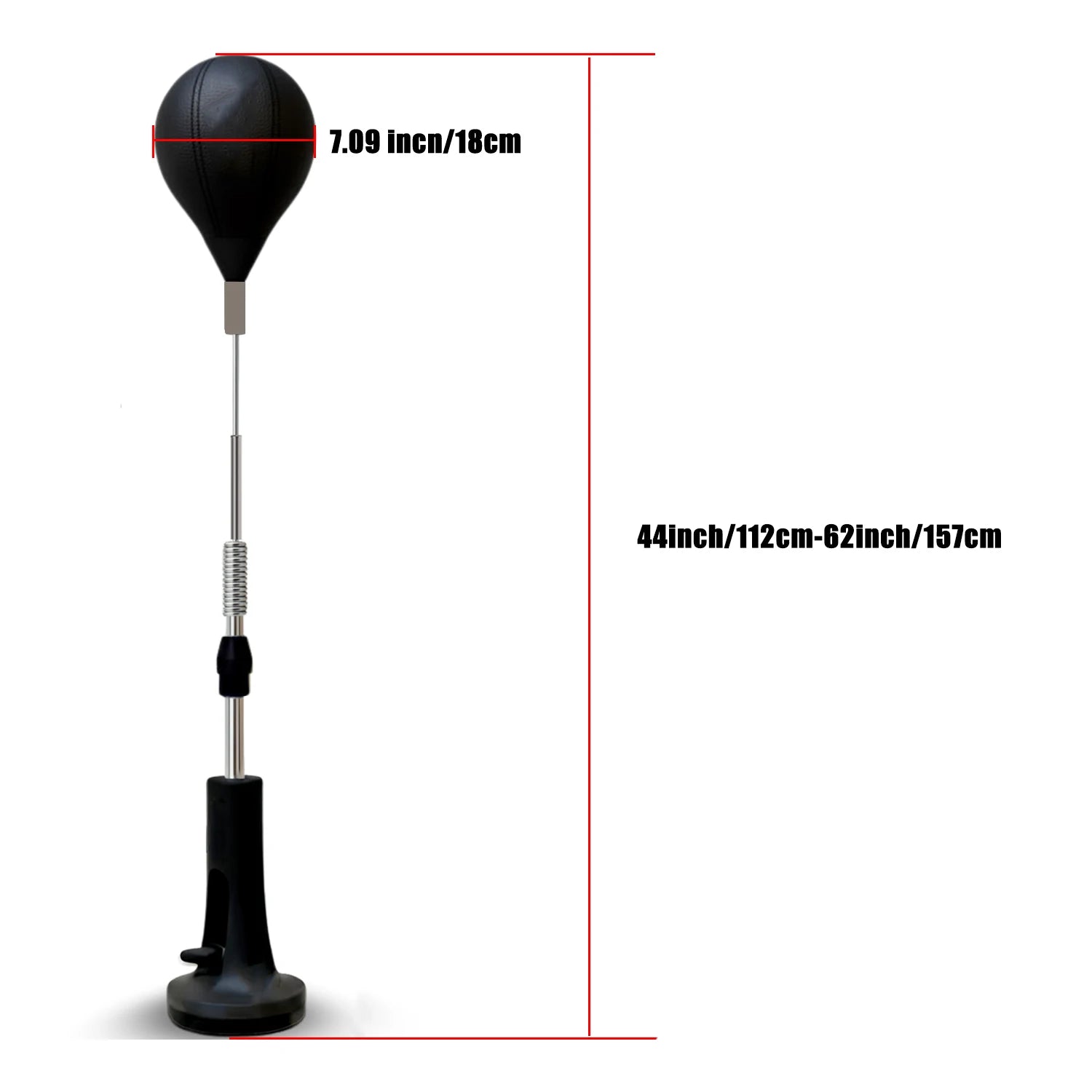New Premium Punching Bag, Cobra Bag for Boxing Agility Training Home Fitness Equipment Thickened Rod Reflex Bag Family Best Gift