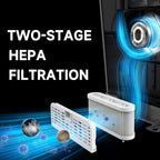 AIKE 7-10s Bathroom Vertical Hand Dryer Automatic High Speed Hand Dryer with UV Germicidal Lamp HEPA Filter and Brushless Motor