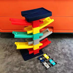 Kids Toy Racing Track Toy Vehicle with Alloy Car Slot Car Race Track Set Educational Game Boys Toys for 6 7 8-12 Years Boy Gifts