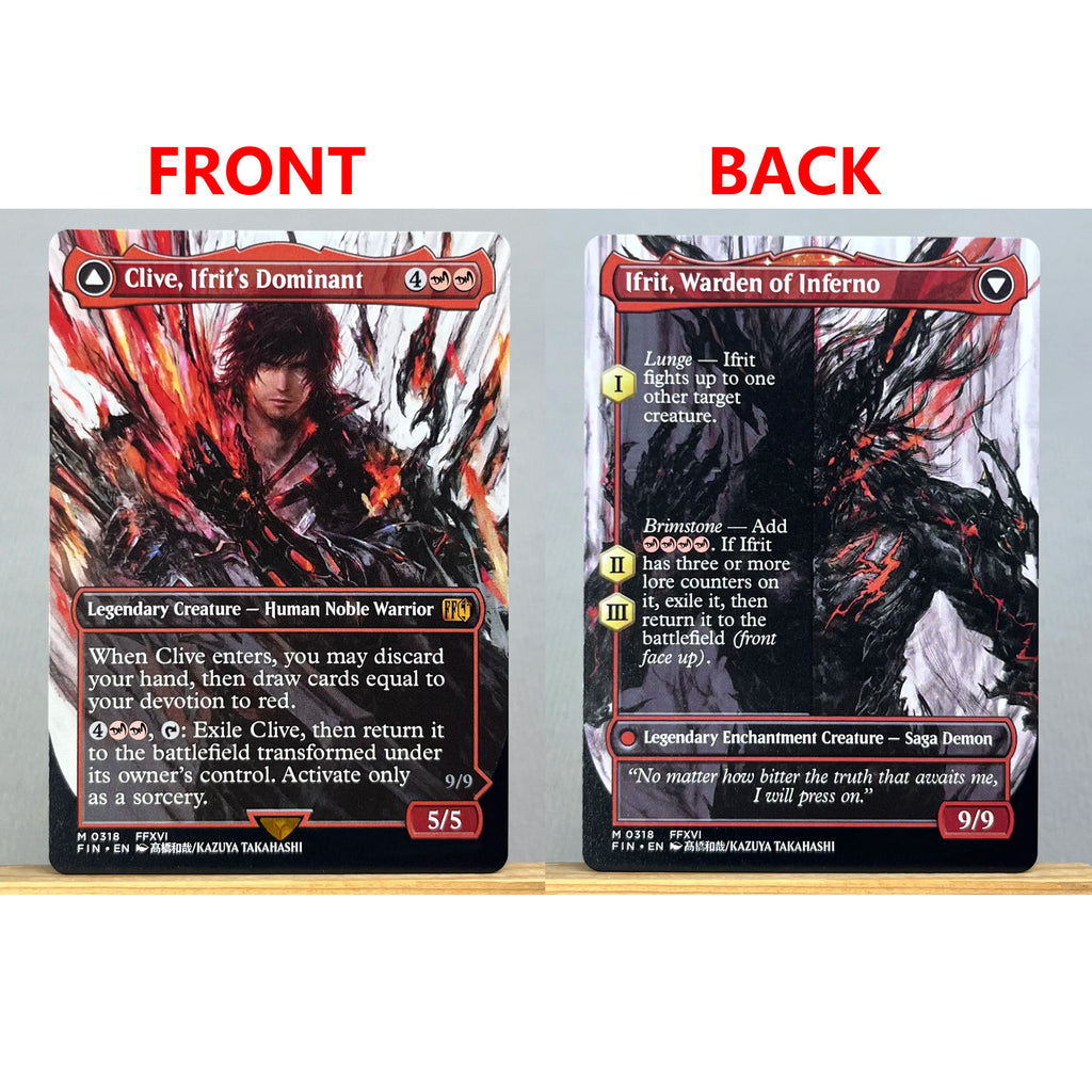 FIN PSS5 FCA HOLO14-001 Tcg proxy magical cards Sephiroth, Fabled SOLDIER Vivi Ornitier Cloud, Midgar Mercenary gathering