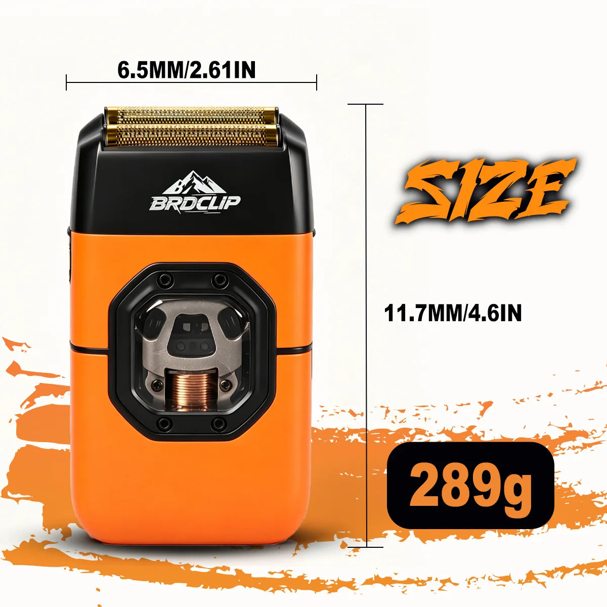 New Professional BRDCLIP Salon Barber Kit vector motor Hair Clipper 7800-13000RPM Trimmer 8000-13000RPM Metal body 2603 Shaver