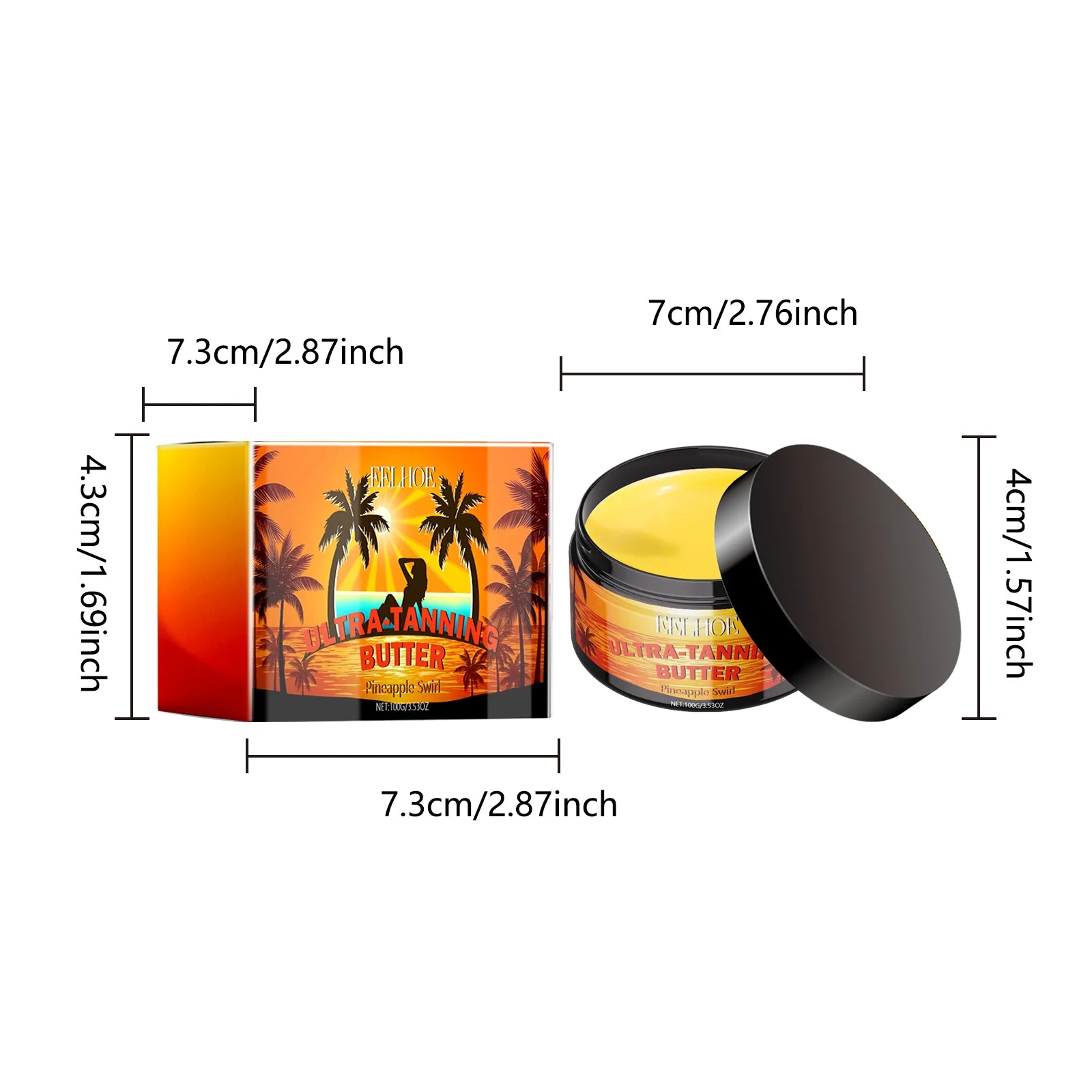 Tanning Gel for Deep Bronze Glow with Coconut Oil and Carrot Seed Oil for Outdoor Tanning to get Sun Kissed Skin Deep Hydration