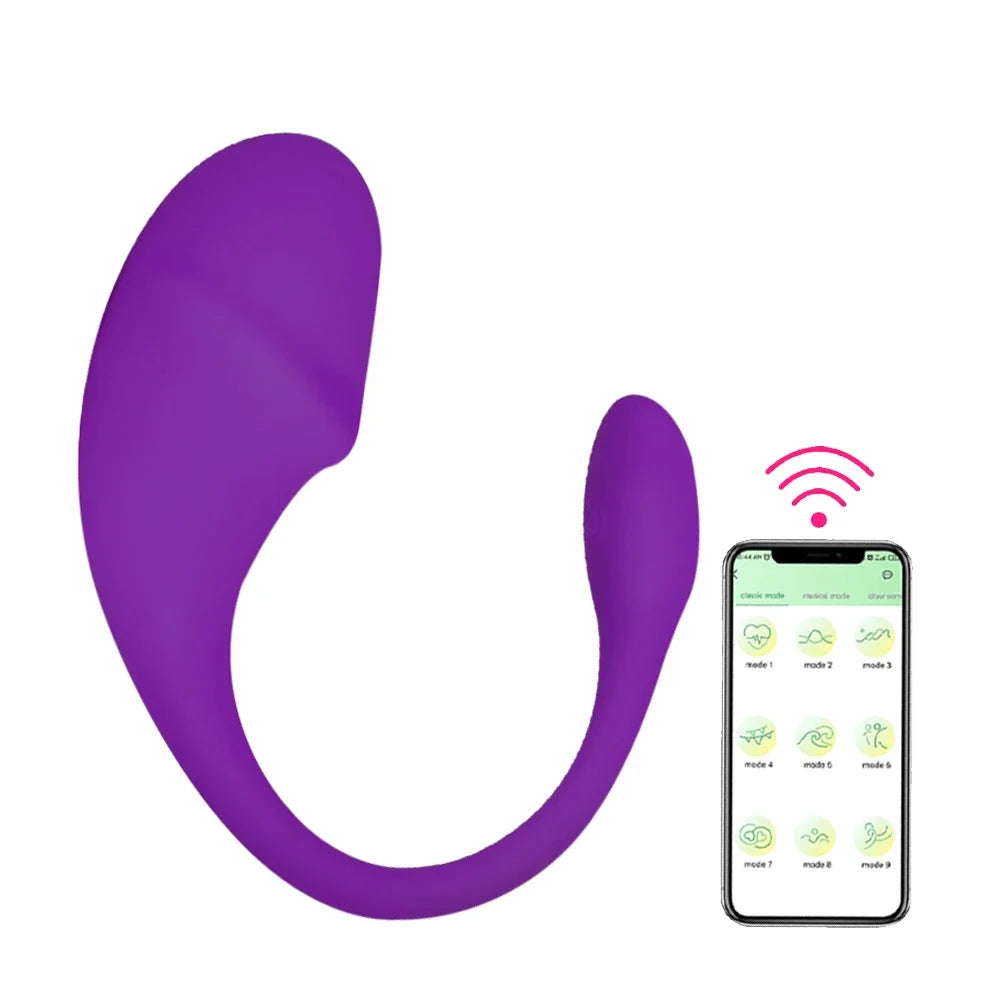 Wireless Bluetooth G Spot Vibrator for Women APP Remote Control Wear Vibrating Egg G Spot Clitoral Stimulator Sex Toys for Adult